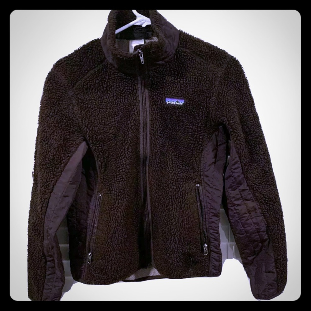 PATAGONIA women's fleece brown jacket